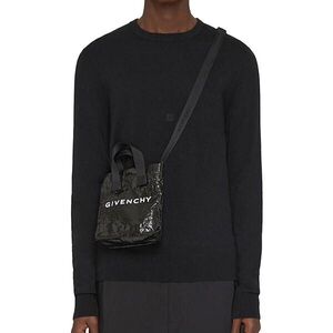 New Authentic GIVENCHY Black Mini Leather Tote Bag